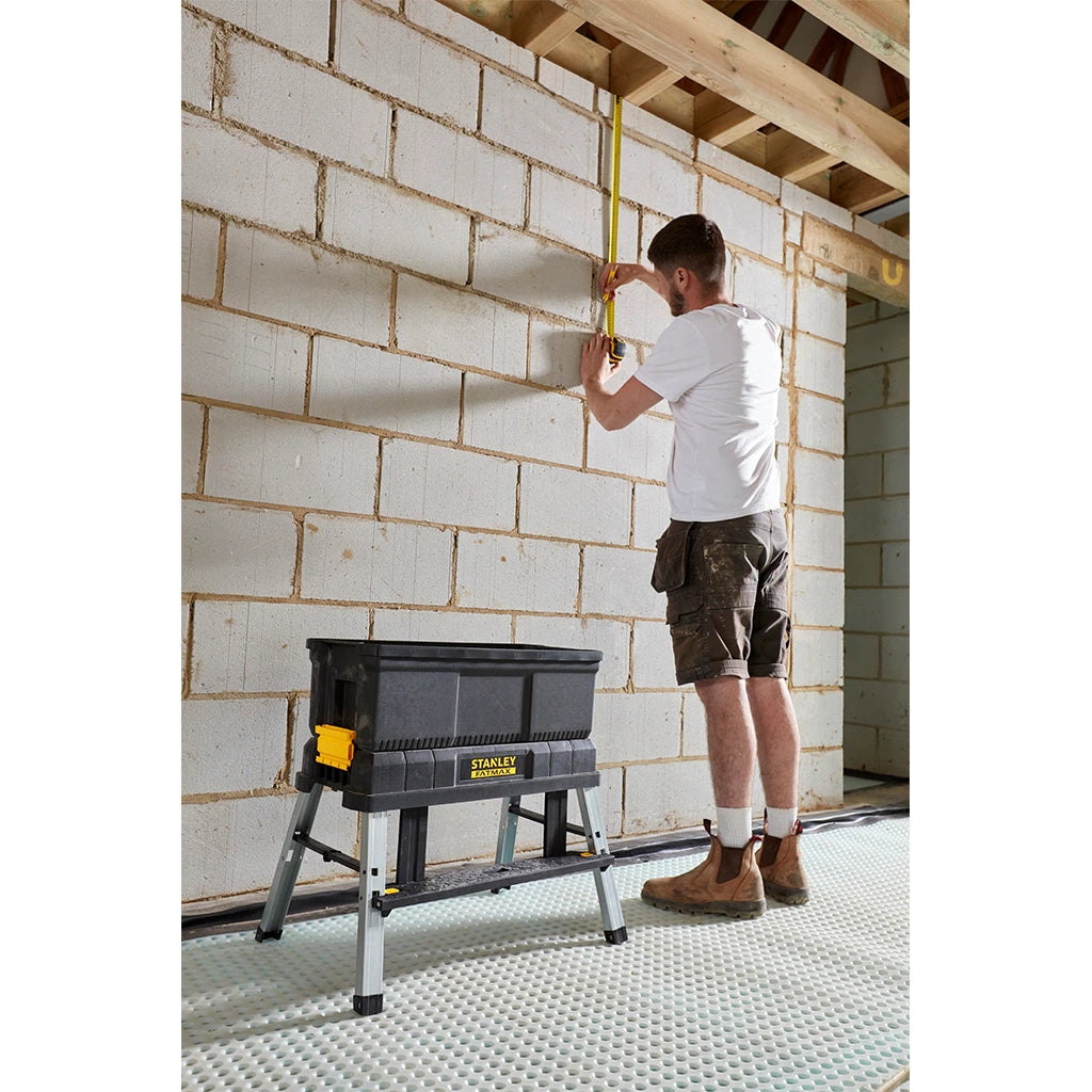 Stanley cassetta portautensili FatMax 25" con sgabello integrato FMST81083-1