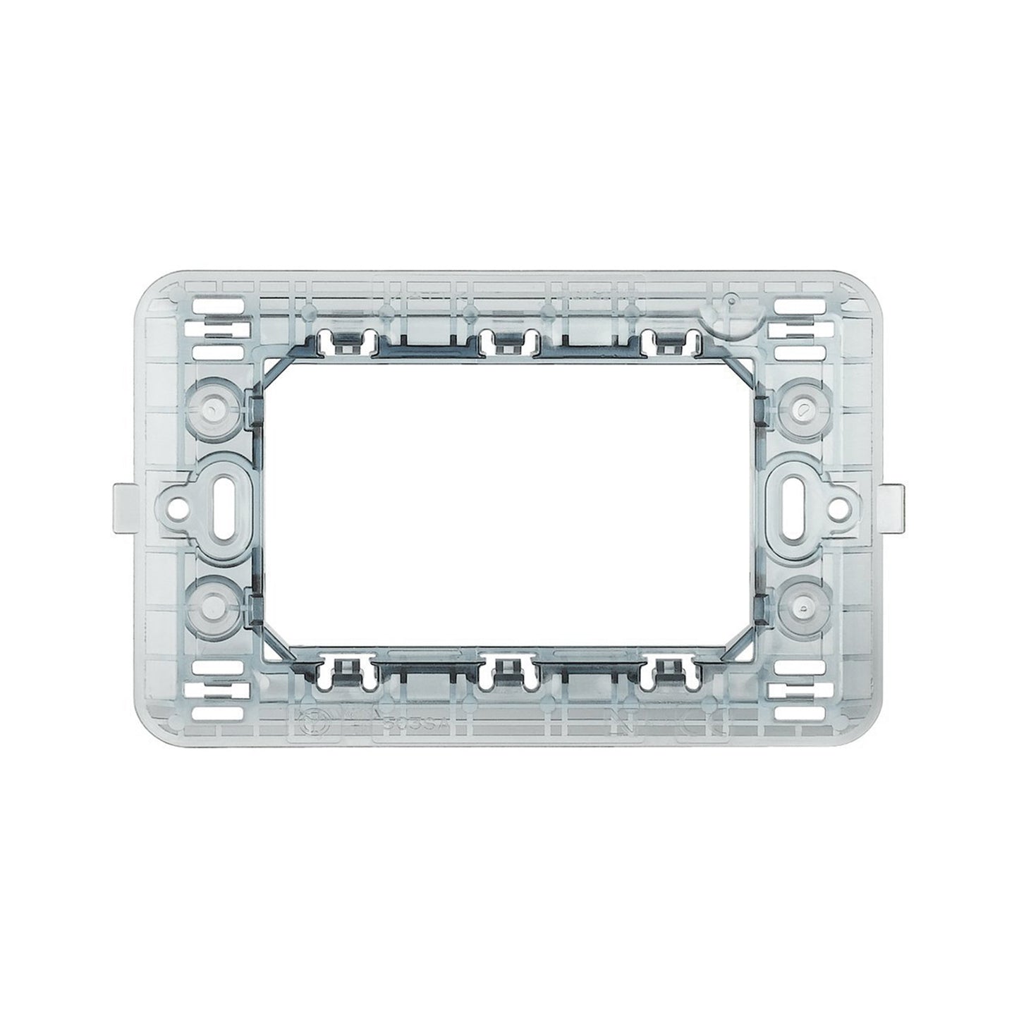 Supporto per placca Matix 3 moduli S503SA-1F Bticino trasparente