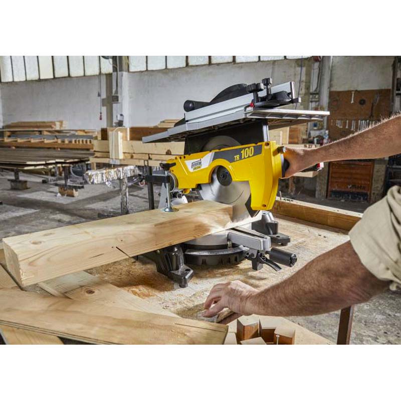 Troncatrice legno con piano Femi TR100 2000W lama 305mm