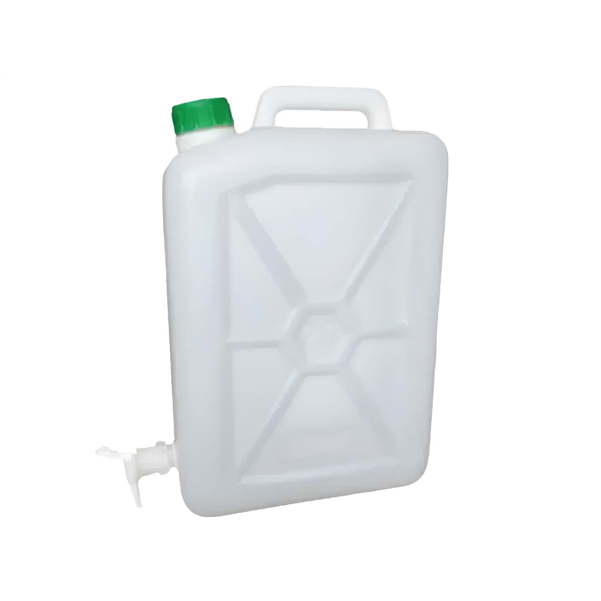 Tanica di plastica con predisposizione rubinetto