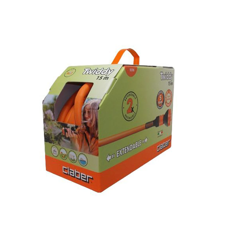 Tubo estensibile Twiddy da 7,5 a 15 mt con lancia 5 getti