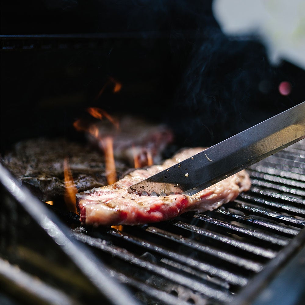 Utensili per barbecue in valigetta 4 pezzi