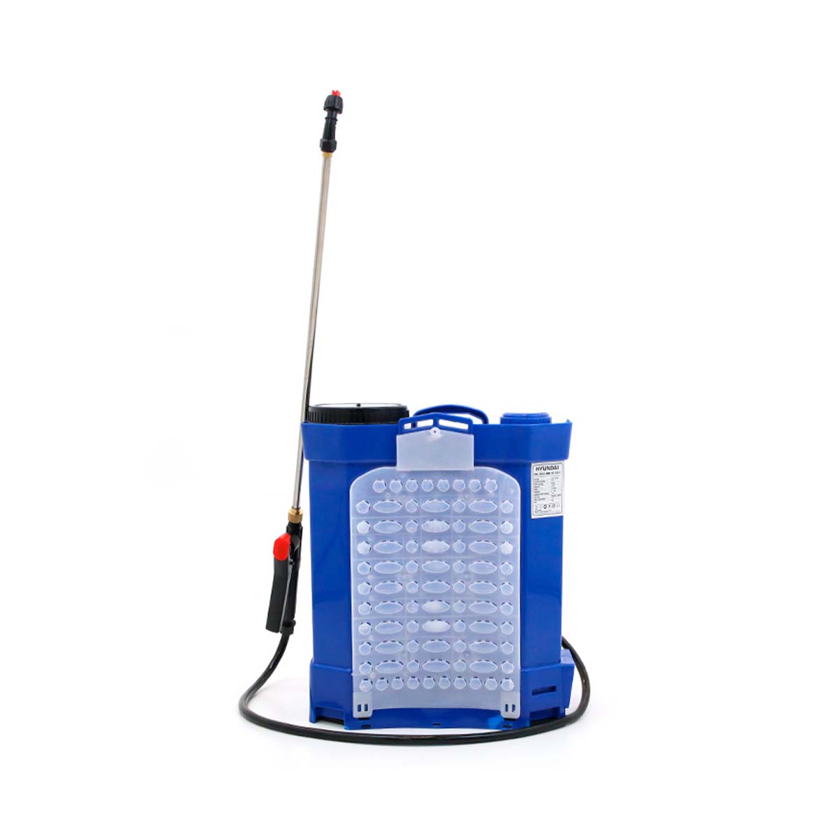 Pompa a spalla a batteria Hyundai 25910 12 V 8 Ah serbatoio 12 litri