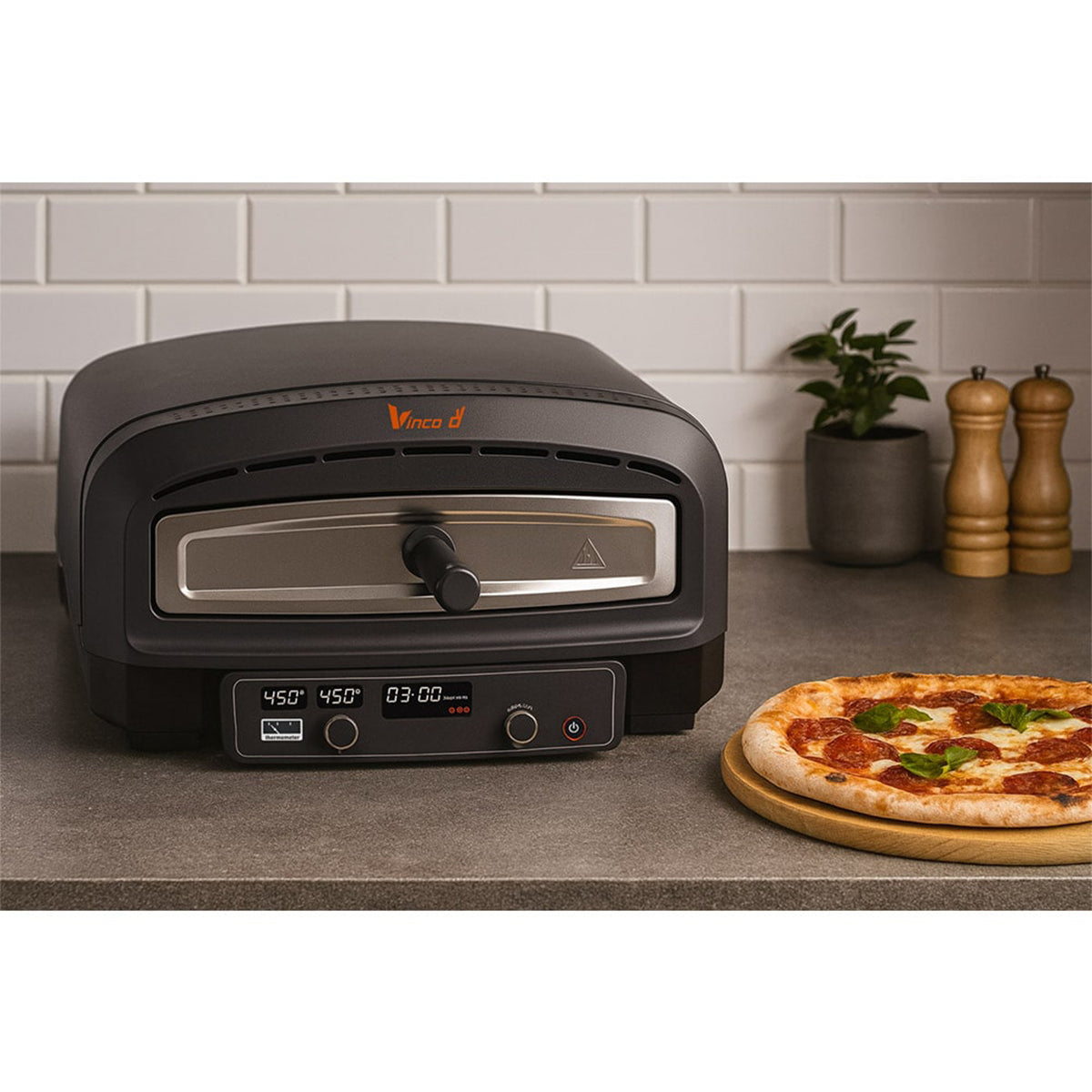 Forno pizza elettrico professionale 2200W Vinco 50355
