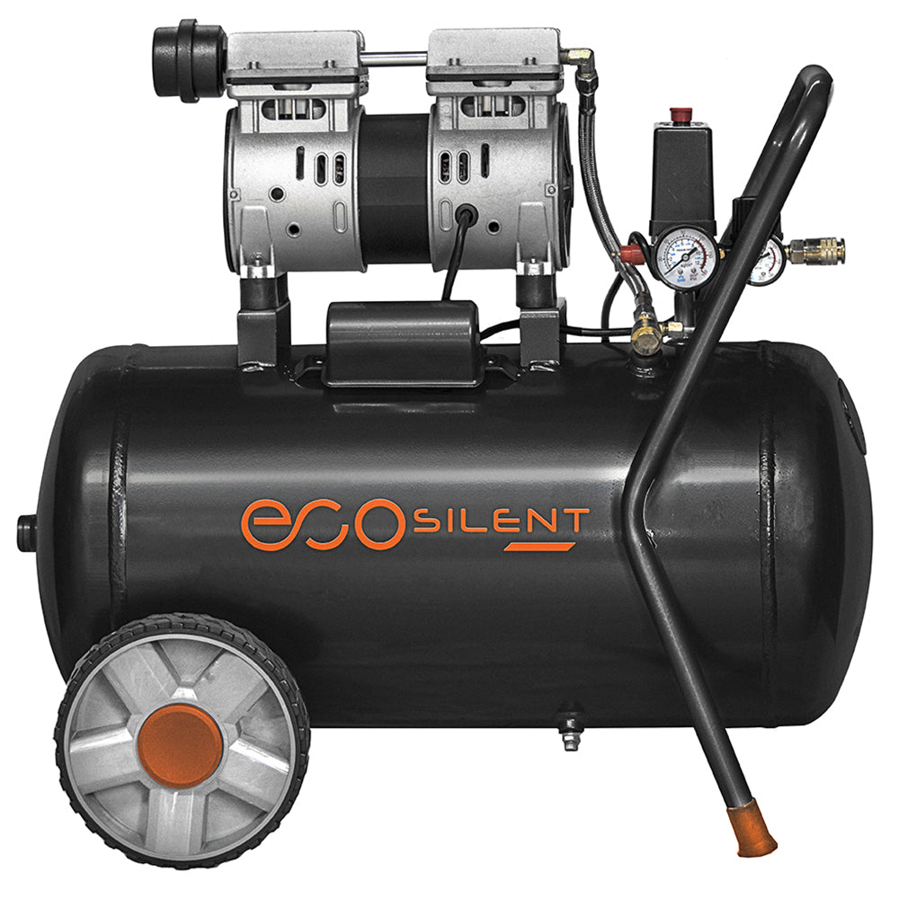 Compressore d'aria Eco Silent 750 W oil-less bicilindrico