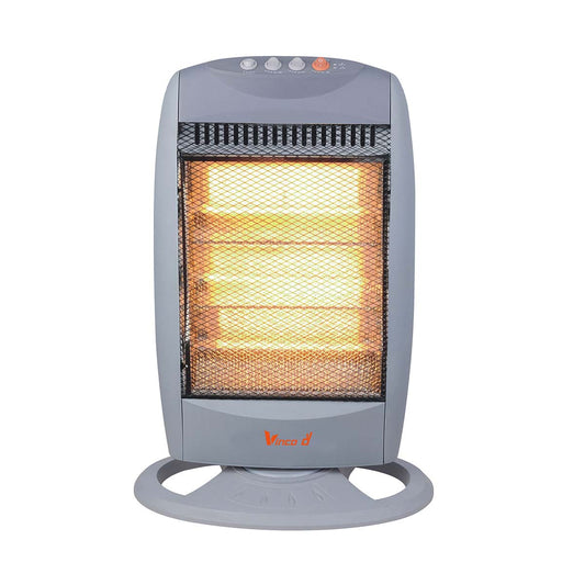 Stufa elettrica alogena oscillante 1200W Vinco 70104