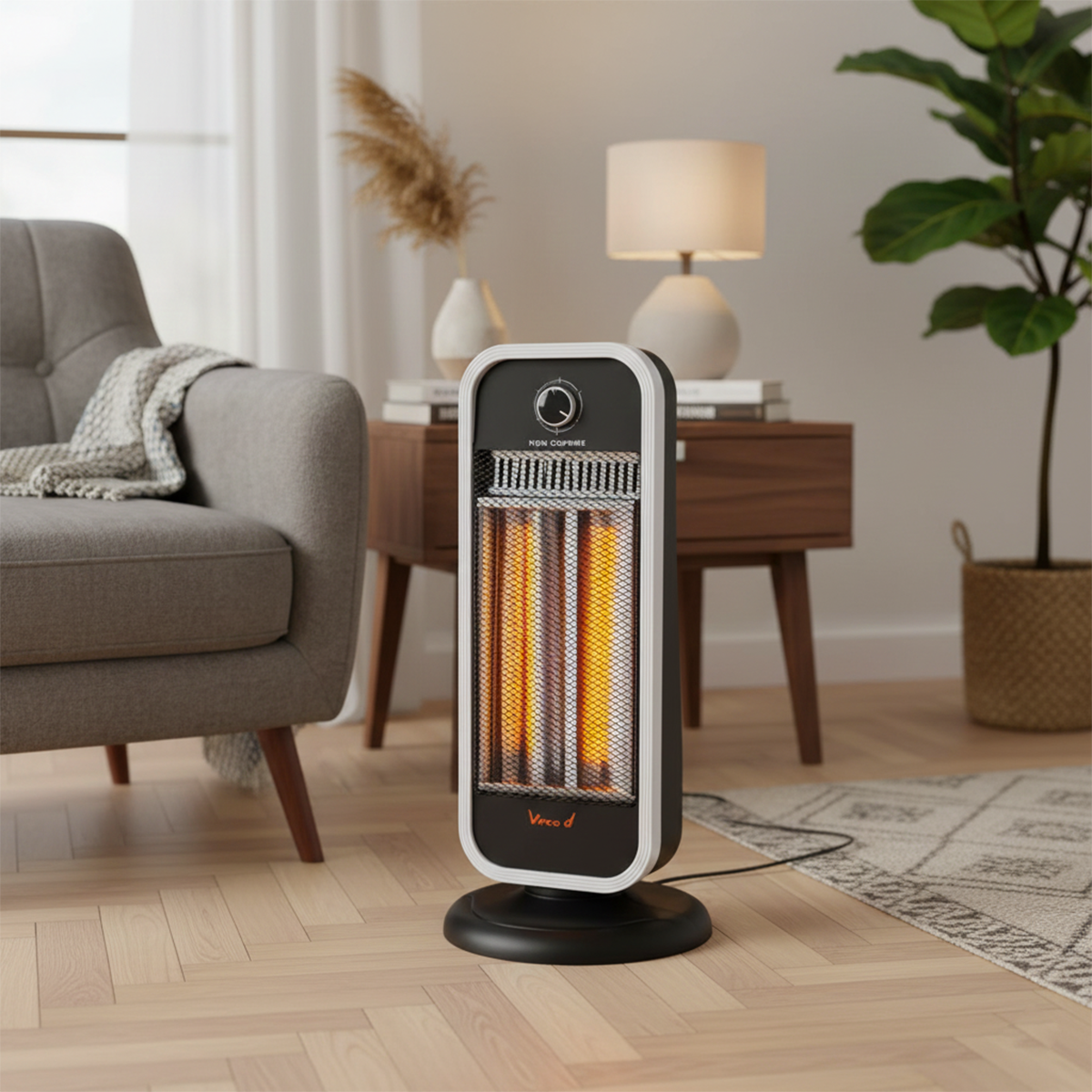Stufa elettrica in carbonio 900W Vinco 70190