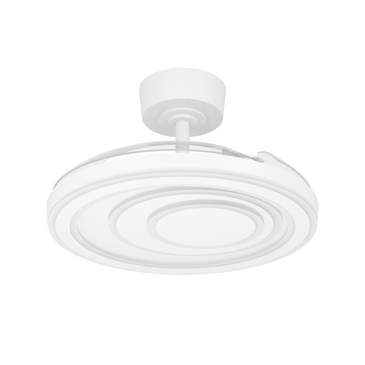 Ventilatore LED da soffitto con pale retrattili 36W 5400lm CCT con telecomando
