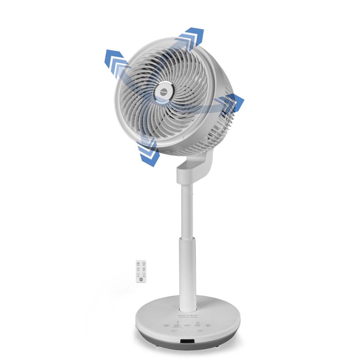 Ventilatore a piantana Macom 4 velocità 60W bianco