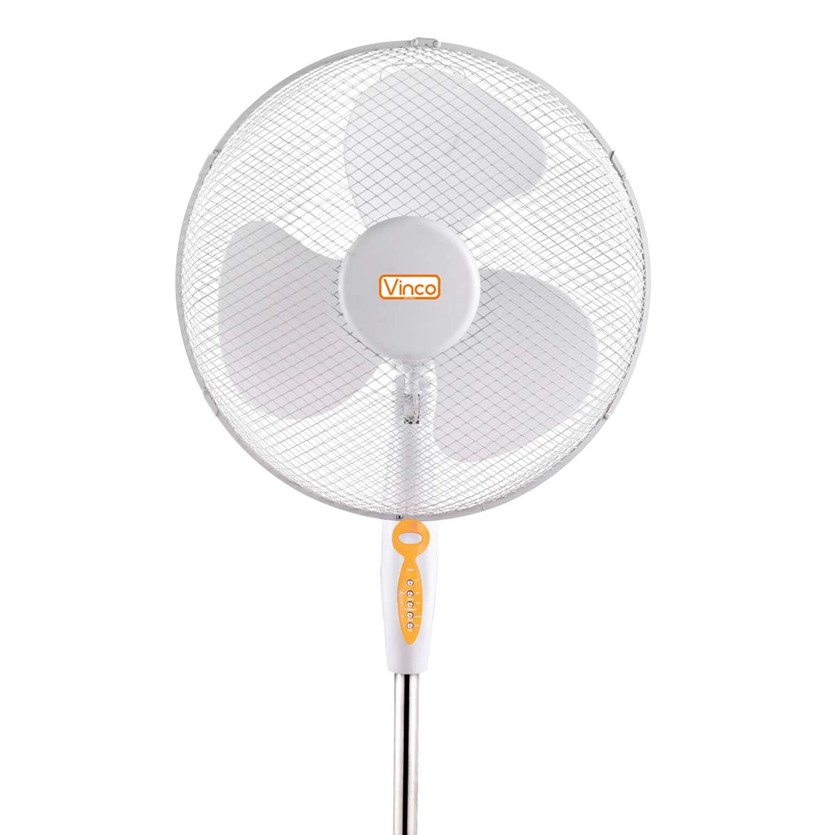 Ventilatore a piantana Vinco 3 velocità 45W bianco con telecomando