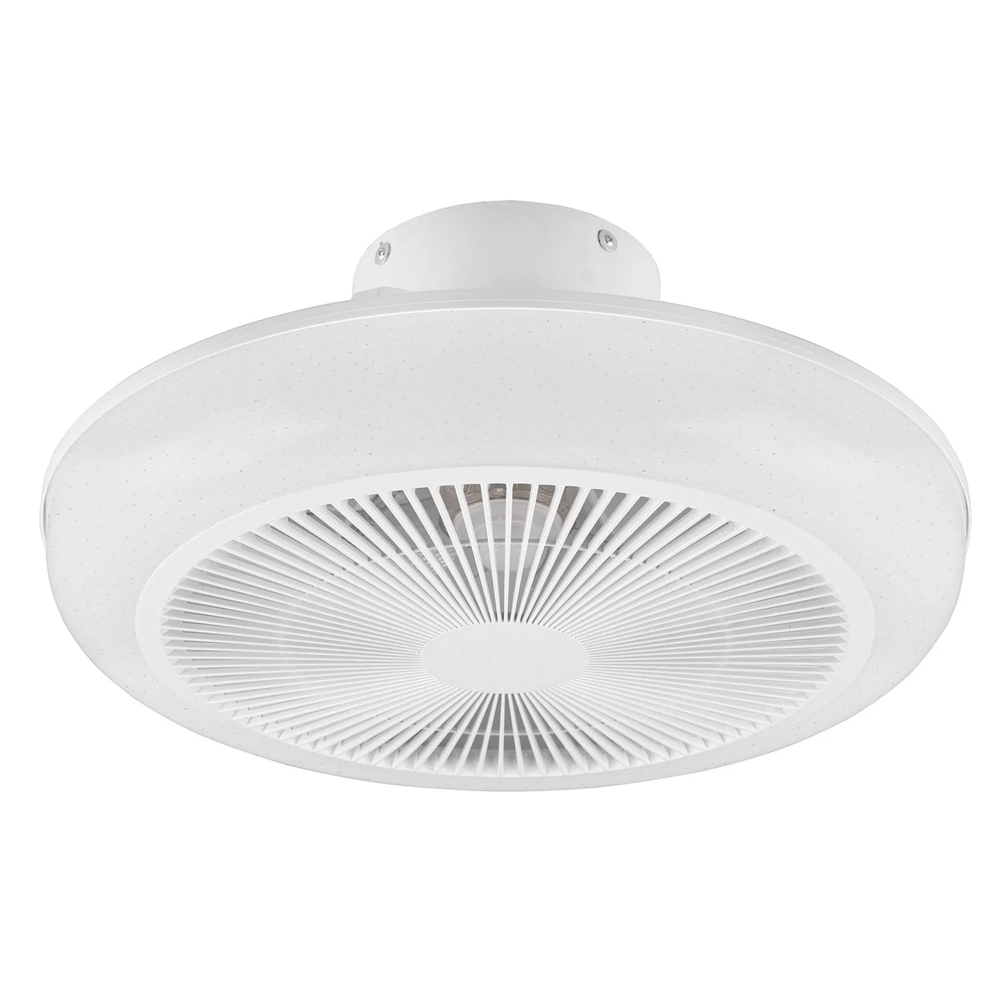Ventilatore a plafoniera led Mjolby d. 46 cm effetto bianco