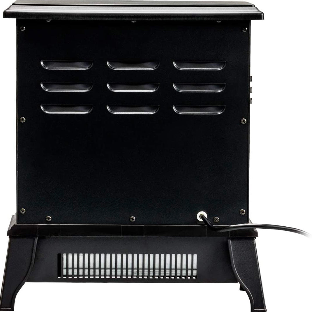 Caminetto elettrico 1000-2000 W 36,5x24x41,5 effetto fiamma grigio