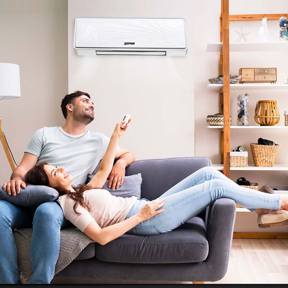 Termoventilatore ceramico da parete 2000W smart Wi-Fi Zephir ZMW4000V