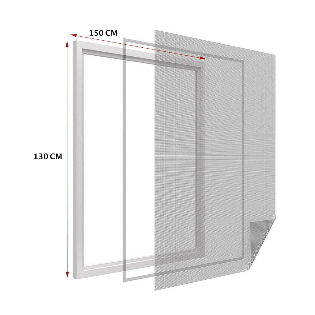 Zanzariera per finestra con autoadesivo