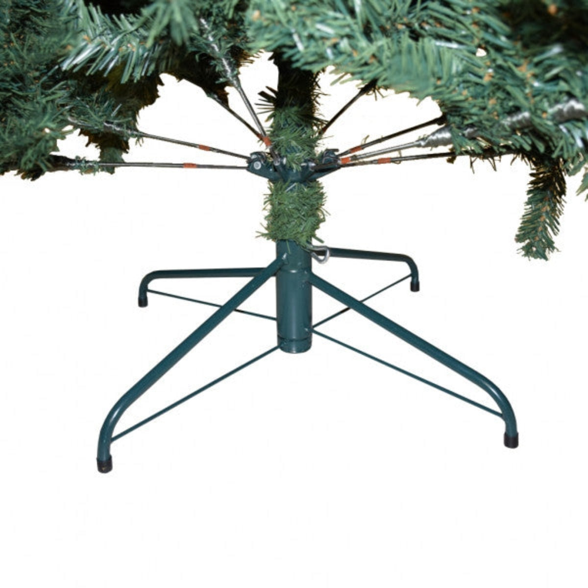 Albero di Natale verde effetto pino Nevada