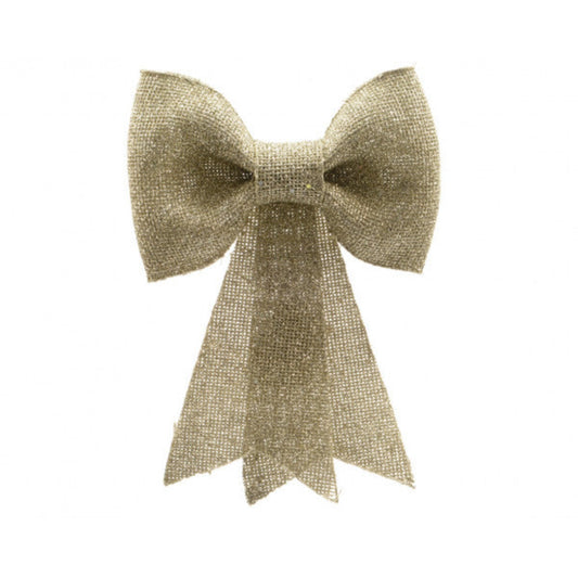 Fiocco natalizio con glitter Kaemingk