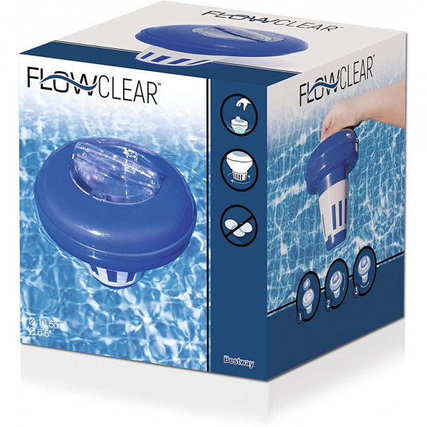 Dispenser cloro per pastiglie Bestway 58071 Chemical Floater 16,5 cm