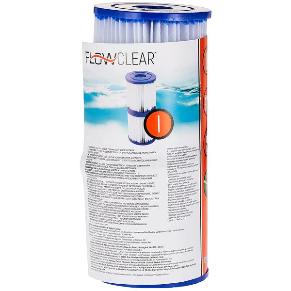 Filtro cartuccia tipo I Bestway 58093 diametro 8X9H 330 GAL