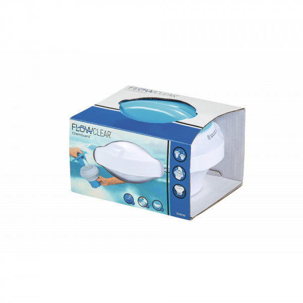 Galleggiante chimico Bestway 58668 Flowclear con guanto protettivo ChemGuard