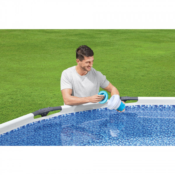 Galleggiante chimico Bestway 58668 Flowclear con guanto protettivo ChemGuard