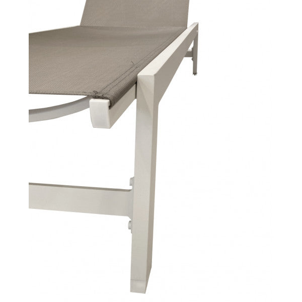 Sdraio mare e giardino in alluminio 191x55x31 cm