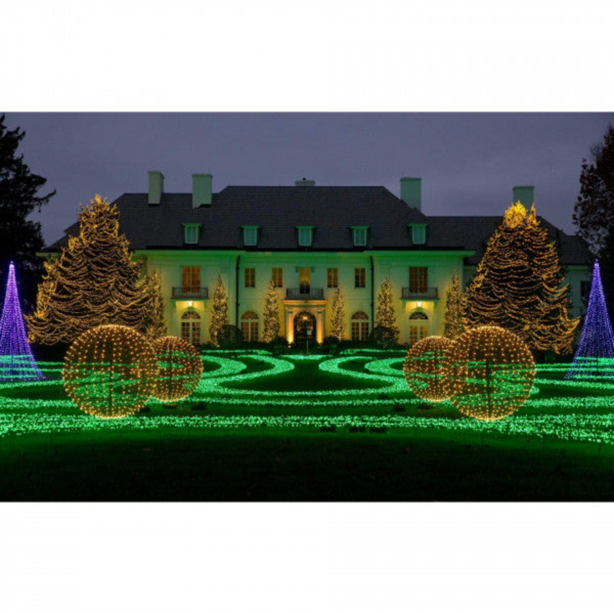 Luci di Natale per decorazioni da esterno catena 500 led