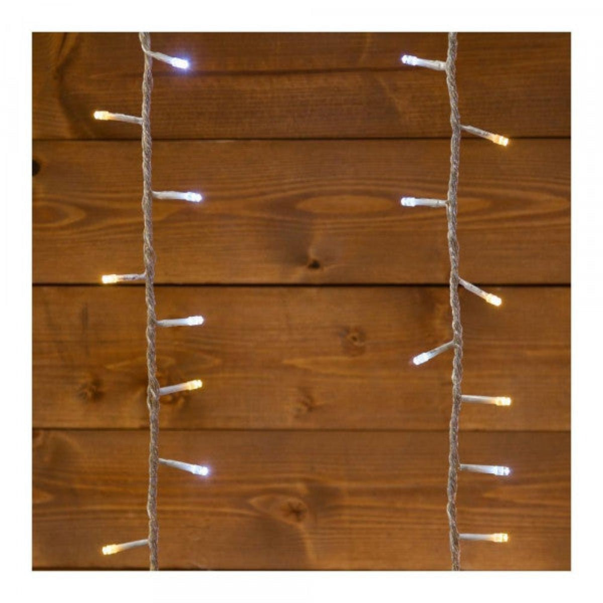 Luci di Natale tenda luminosa Lotti Rain Fall 336 led bianco caldo e freddo