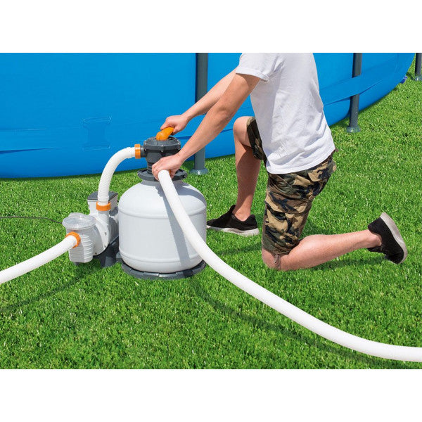Pompa di filtraggio a sabbia per piscine Bestway 58486 11.355 lt/ora