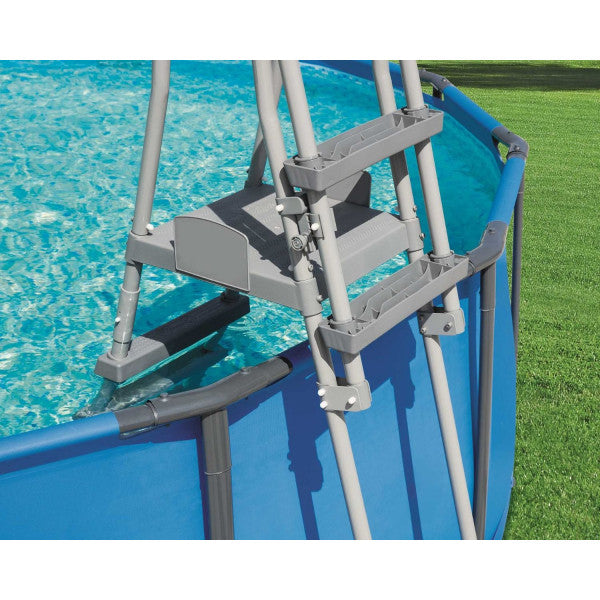Scaletta per piscina fuori terra Bestway con pedana 132 cm