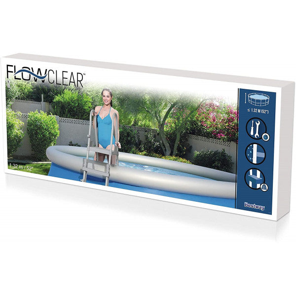 Scaletta per piscina fuori terra Bestway con pedana 132 cm