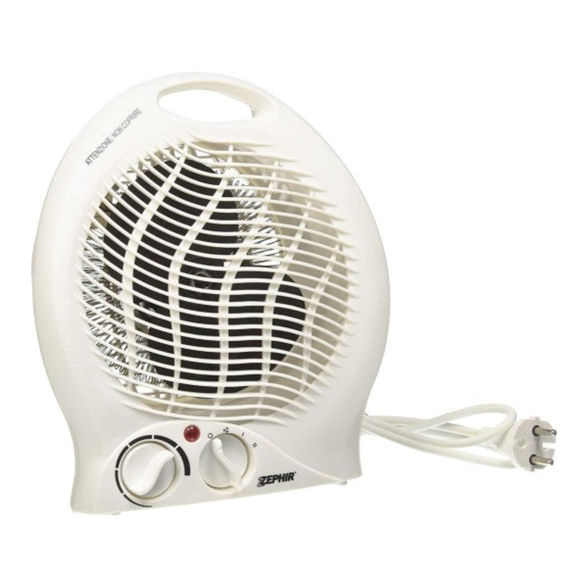 Stufa elettrica bianca 2000W Zephir ZTRM1 Huspert