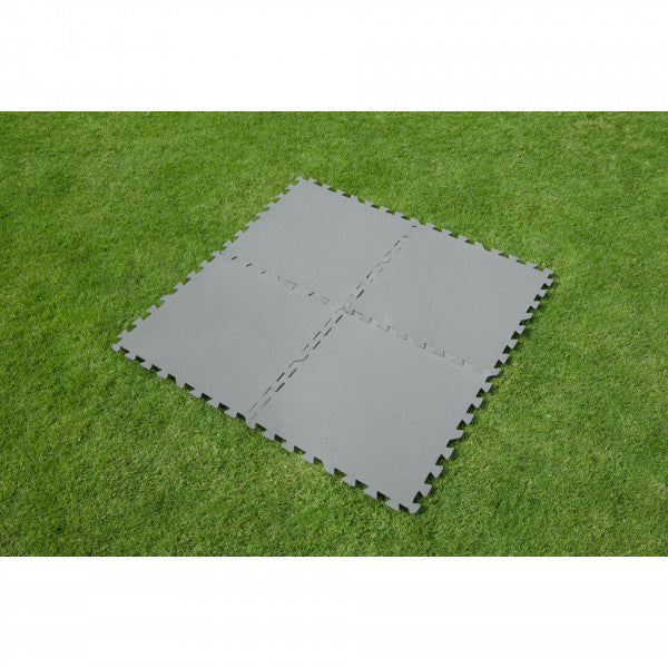 Tappetino per piscina Bestway 58639 Pool Floor Protector 50x50cm 9 pz grigio