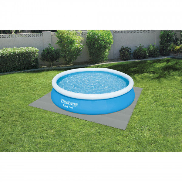 Tappetino per piscina Bestway 58639 Pool Floor Protector 50x50cm 9 pz grigio