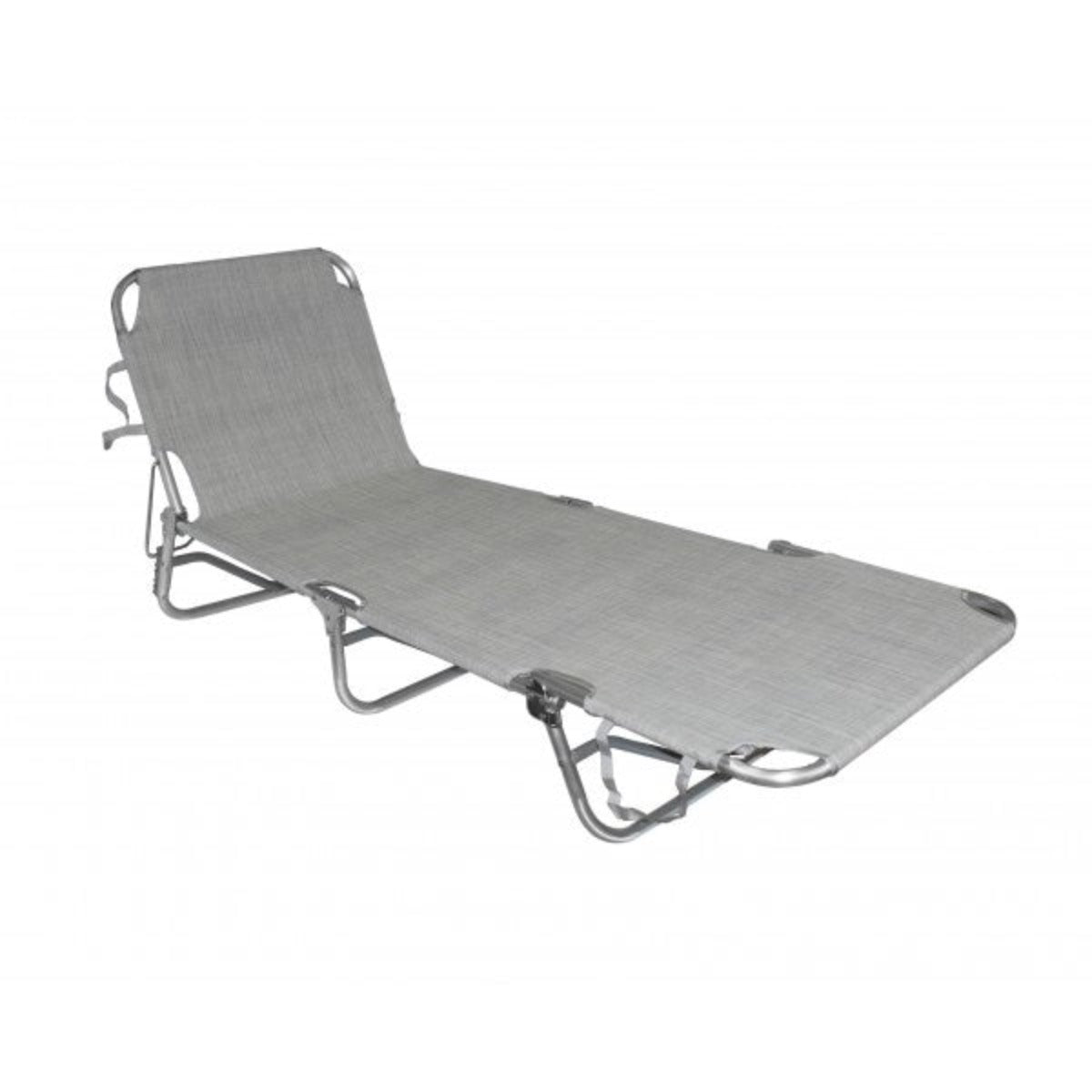 Lettino prendisole pieghevole senza parasole 190x58x25 cm