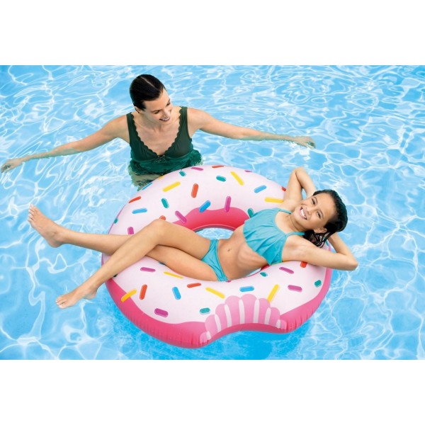 Intex salvagente ciambella zuccherini colorati 107x99 cm - 56265 -