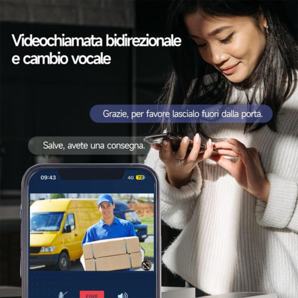 Controllo remoto da app