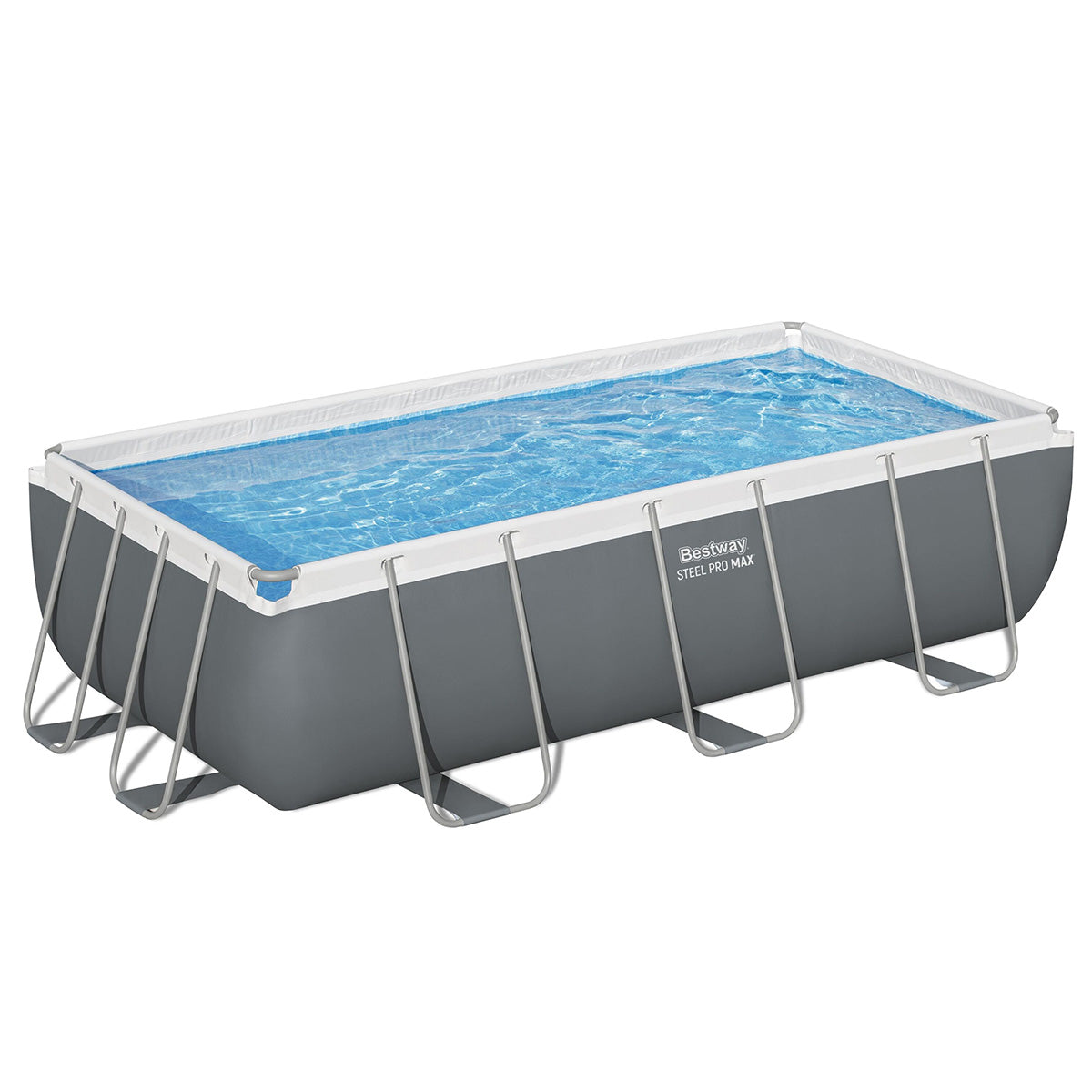 Piscina Steel Pro Max rettangolare Bestway 56441 con accessori 404x201x100 cm