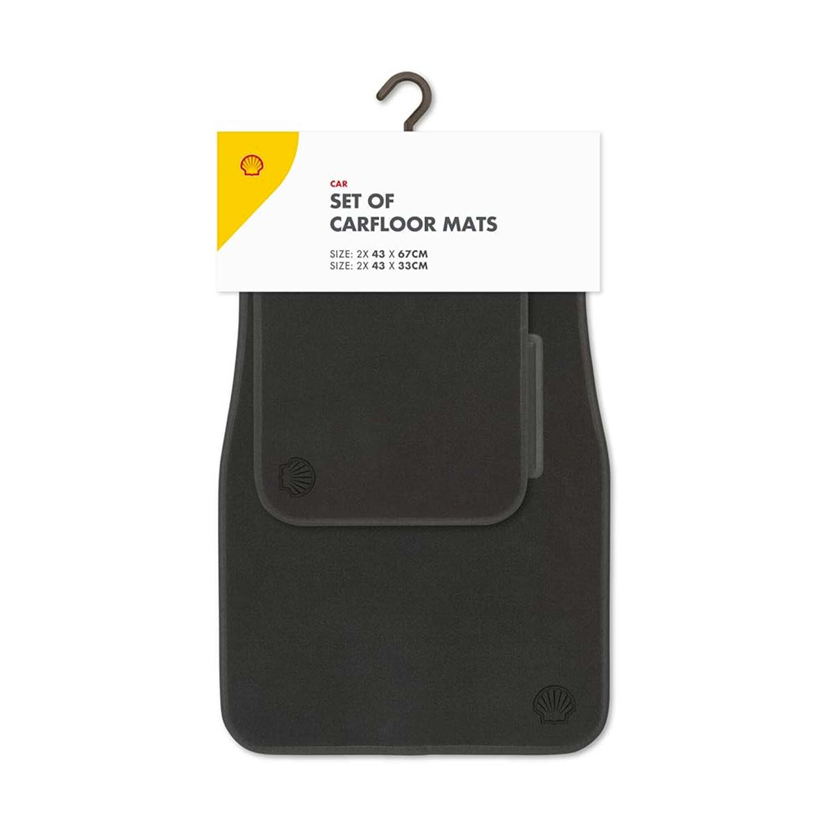 Set tappetini auto universali 4 pezzi Shell