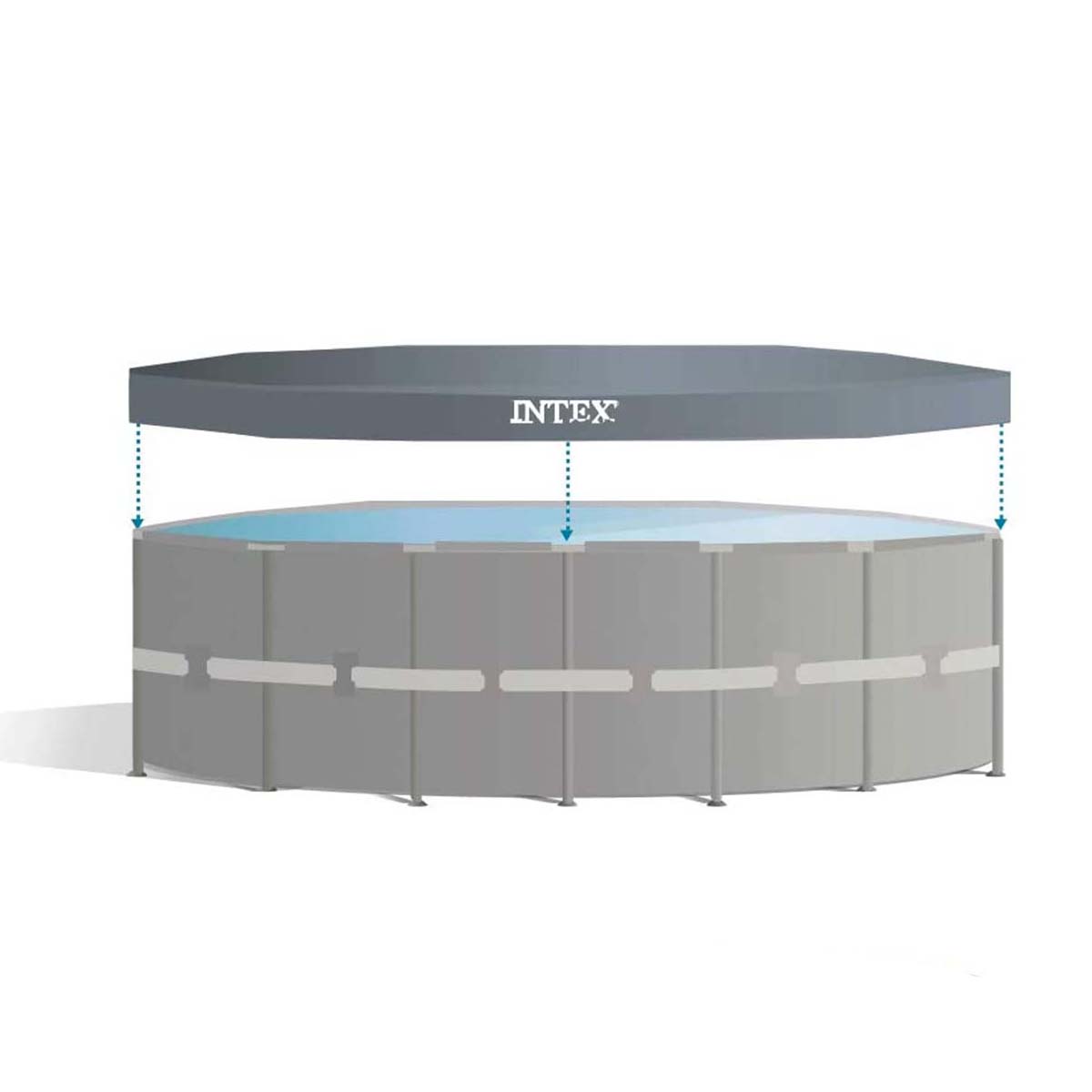 Telo copri piscina rotonda Intex d.488 cm