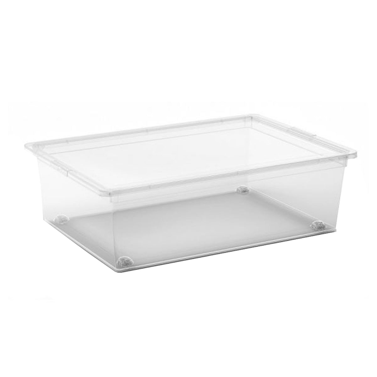 Contenitore C box L con ruote trasparente 38,50x55x16,50 cm