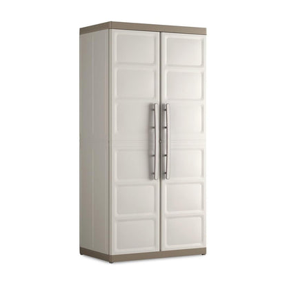 Armadio alto Keter Excellence XL con 4 ripiani grigio tortora 89x54x182 cm