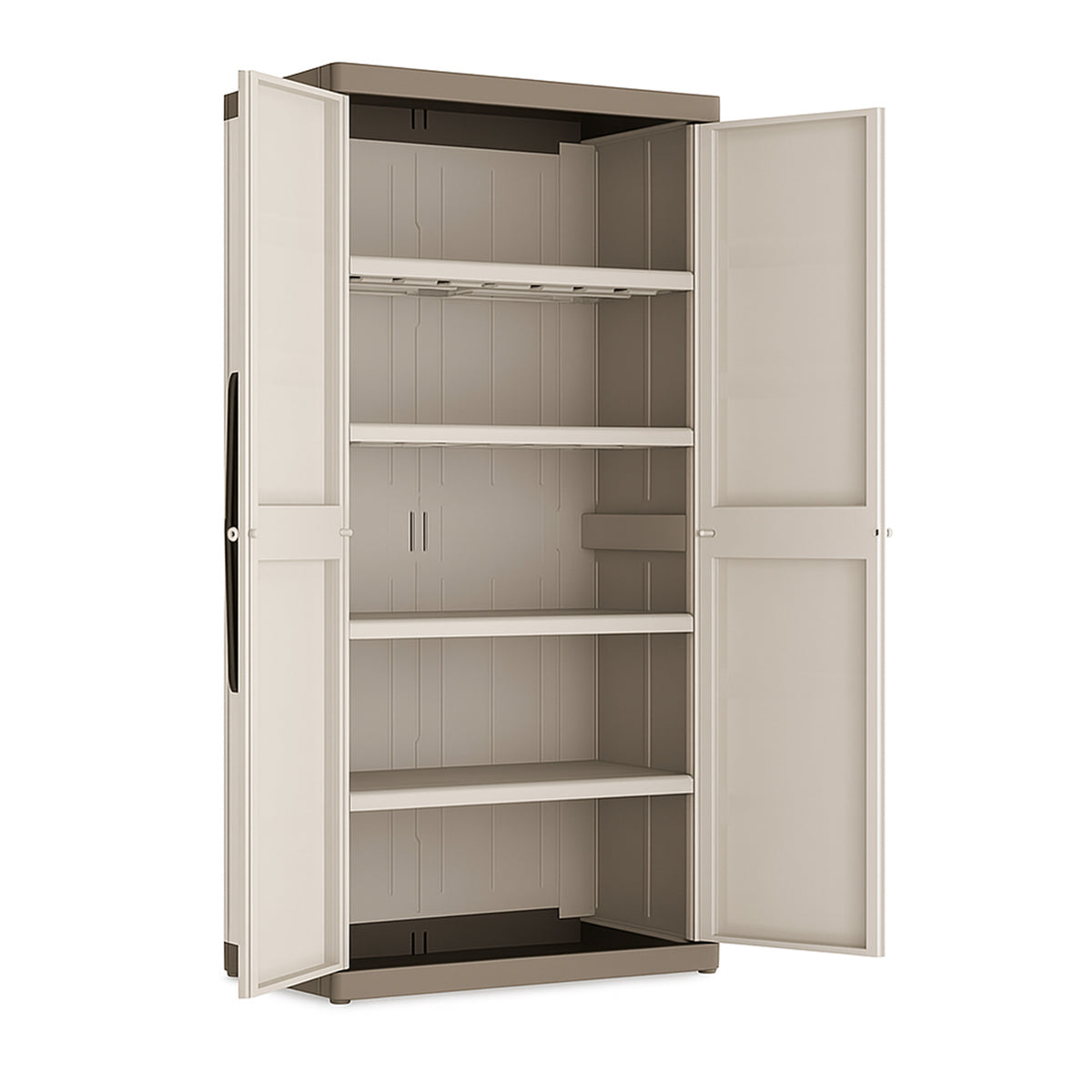 Armadio alto Keter Excellence XL con 4 ripiani grigio tortora 89x54x182 cm