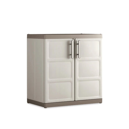 Armadio basso Keter Excellence XL grigio tortora 89x54x93 cm