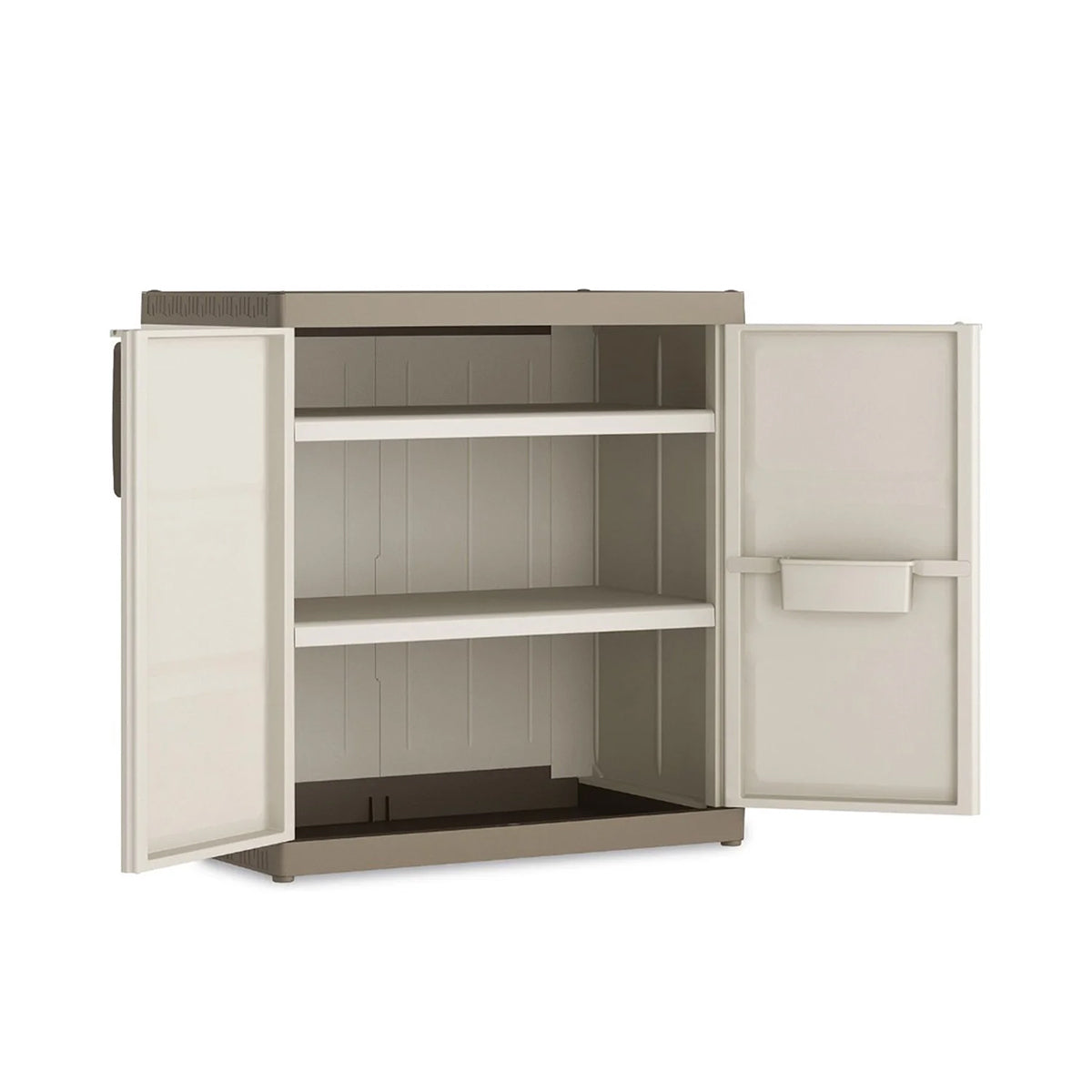 Armadio basso Keter Excellence XL grigio tortora 89x54x93 cm