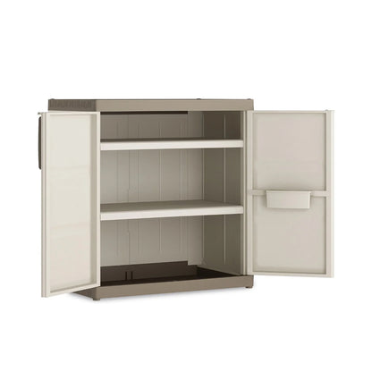 Armadio basso Keter Excellence XL grigio tortora 89x54x93 cm