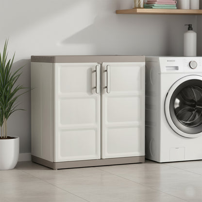 Armadio basso Keter Excellence XL grigio tortora 89x54x93 cm