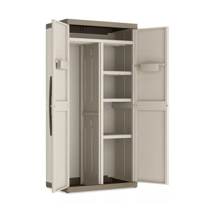 Armadio portascope Keter Excellence XL grigio tortora 89x54x182 cm