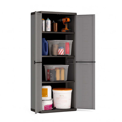 Armadio da esterno con ripiani Keter Jolly 68x39x166 cm