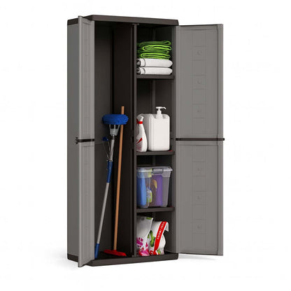 Armadio portascope Keter Jolly grigio 68x39x166 cm