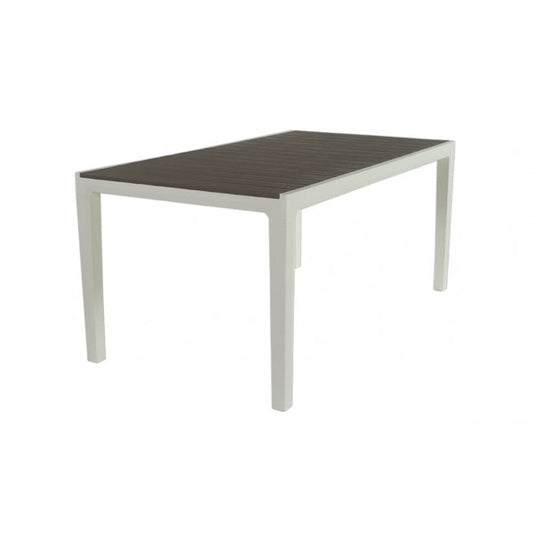 Tavolo da giardino in resina Keter Harmony 160x90x74 cm bianco cappuccino